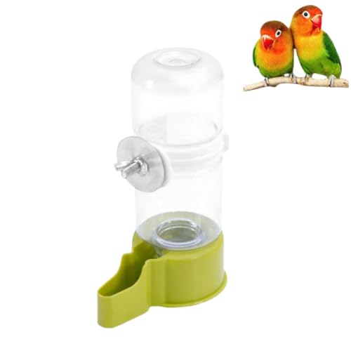 GYWHOOFT Fassungsvermögen 140 ml Wasserspender Vögel, Grün, Wasserspender für Vögel, automatische Fütterung, für Pet Bird Parrot Pigeon automatische Trinkwasserversorgung von GYWHOOFT