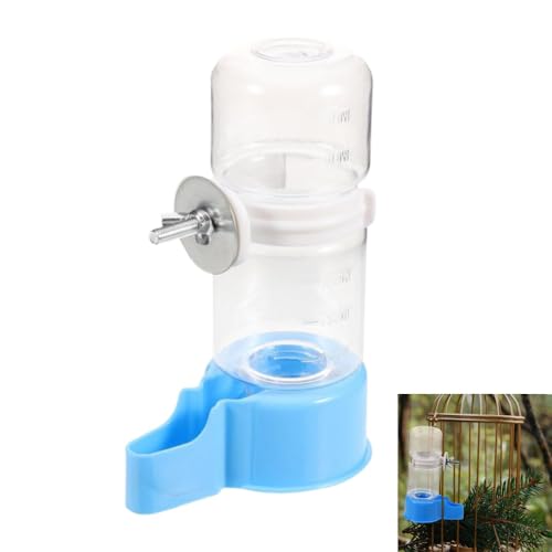 GYWHOOFT Vogeltränke, Fassungsvermögen 140 ml, Spender für Papageien, Futterspender für Cockatiel, Wasserspender für Vögel, für Vögel, Parrot, automatische Trinkversorgung von GYWHOOFT