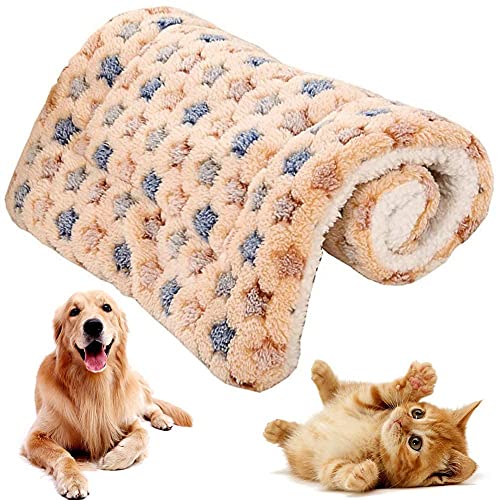 GYYJW Katze Hund Käfig Pad, Katze Hund Matte, Waschbar Katze Hund Käfig Bett Kissen, Hund Katze Decke Fleece Pet Pad, Winter Schlafbett Komfort für Kleine Hunde, Haustiere, Katzen von GYYJW