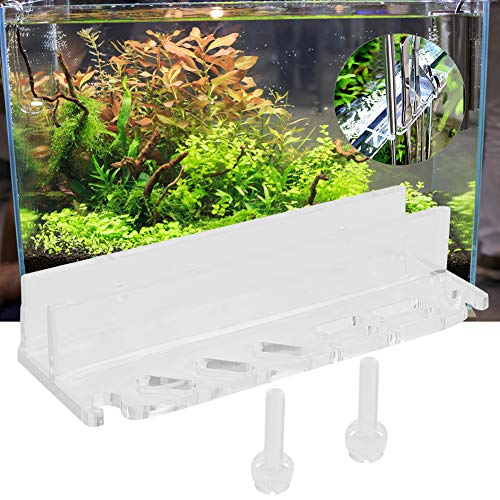 cersalt Aquarium Pinzette Organizer, transparenter Acryl Aquarium Pinzettenhalter, Aquarium Reinigungswerkzeug Halterung für Aquarium Fischteich von GZD