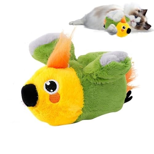 GZWY Interaktives Katzenspielzeug Selbstbeschäftigung, Katzenspielzeug Frosch Spielzeug Katze, Elektrisches Vogelspielzeug für Katzen, Interactive Cat Toy, USB-Aufladung Flapping Bird Cat Toy (C) von GZWY