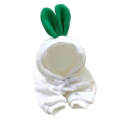 GabChi Jerséis para perros Perro Lindo Abrigo De Peluche En Invierno Sudadera Con Capucha Ropa Térmica Ropa De Mascota Abrigo De Perro Gato-Blanco-S von GabChi