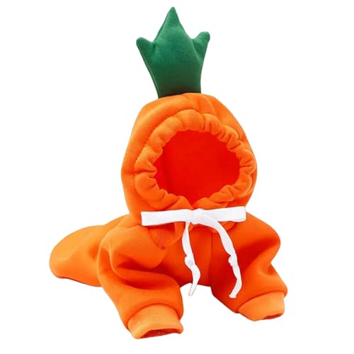 GabChi Jerséis para perros Perro Lindo Abrigo De Peluche En Invierno Sudadera Con Capucha Ropa Térmica Ropa De Mascota Abrigo De Perro Gato-Naranja-L von GabChi