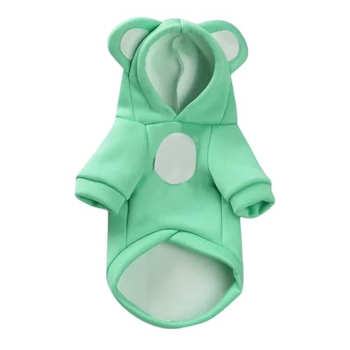 GabChi Jerséis para perros Perro Lindo Abrigo De Peluche En Invierno Sudadera Con Capucha Ropa Térmica Ropa De Mascota Abrigo De Perro Gato-Oso Verde-Xxl von GabChi