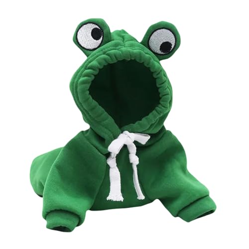 GabChi Jerséis para perros Perro Lindo Abrigo De Peluche En Invierno Sudadera Con Capucha Ropa Térmica Ropa De Mascota Abrigo De Perro Gato-Verde-Xs von GabChi