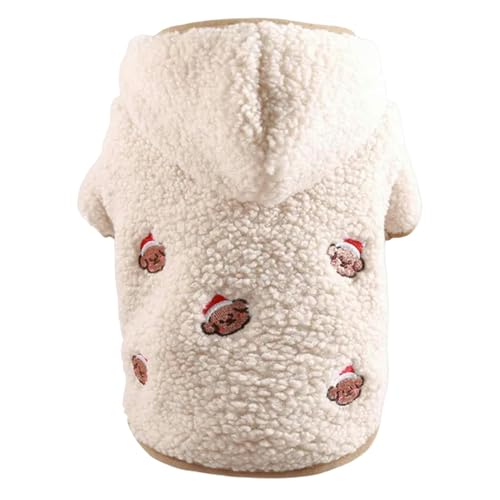 GabChi Ropa de perro de invierno Ropa De Cachorro De Invierno Para Mascotas Para Perros De Gato De Invierno Ropa De Mascota De Vellón De Invierno Abrigo Con Capucha-Albaricoque-L 5–6 kg von GabChi