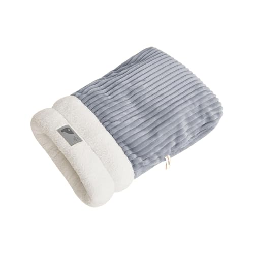 Gacqpli Katzenschlafsack - Katzenbett Höhlen Schlafsack, Kuschelig Warmer Katzenschlafsack, Geschlossen Warmer Katzenschlafsack Für Katzen Und Kleine Haustiere von Gacqpli