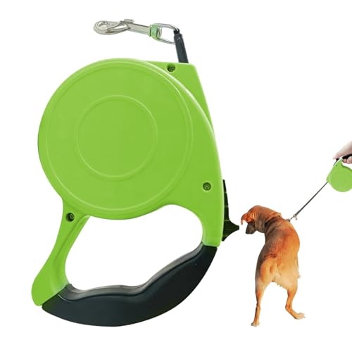 Gacqpli Versenkbares Hundeseil, automatisch einziehbares Haustierseil, 13 ft stark robuster Hund Blei, Kein Zug Pet Pet Walking Blei, Haustierversorgungen für Katzen kleine Tiere von Gacqpli