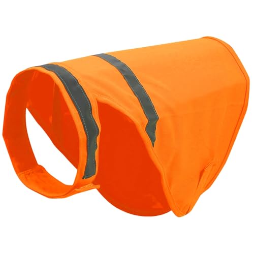 Hundereflektierende Weste - Hohe Sichtbarkeit Hell Orange Hundesicherheitsweste, Einstellbare Reflektierende Hundesicherheit Jacke, Ideal Für Aktivitäten Im Freien Jagd Training von Gacqpli