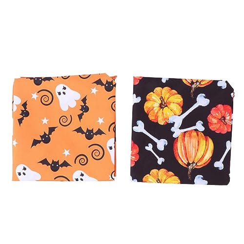 Gadpiparty Halloween-Haustier-dreiecksschal Halloween-katzenhalsband-lätzchen Kürbis-hundeschal Halloween-welpen-lätzchen Halloween-haustierbandana Kätzchen Polyester Schalkragen von Gadpiparty