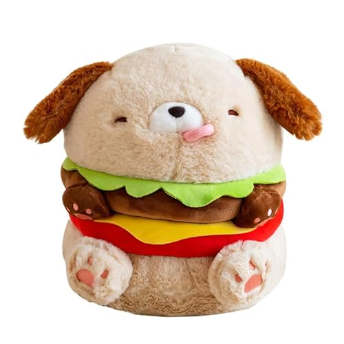 GagaLu Hamburger Hund Plüsch Kissen Plüsch Essen Brot Toast Plüsch Spielzeug kreatives Zuhause Sofa Fußmatte tolles Geschenk 35cm 1 von GagaLu