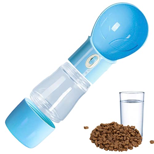 Gaimety Hund Wasserflasche Spender, Großer Hund Wasserspender, Welpe Reise Wassernapf, Tragbare Haustier Wasserflasche, Auslaufsichere Flasche Katze Wassernapf Hundenapf von Gaimety