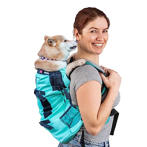 Galatée Hunde -Rucksack, Hundeträger Verstellbarer Rucksack, Vollständig Belüftet, Hundeträgertasche, Haustier -Rucksack Für Das Gehen Im Freien Im Freien, Das Bergklettern Zu Gehen(Grün) von Galatée