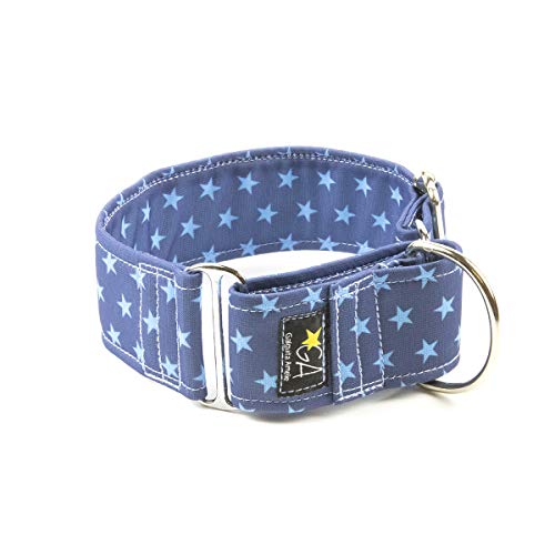 Galguita 0634438988335 Hundehalsband Star M, blau von Galguita Amelie