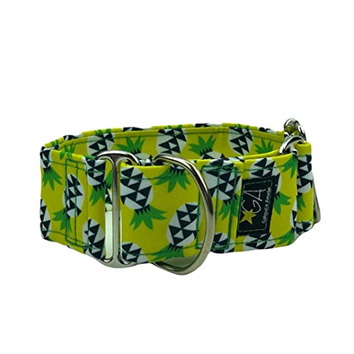 Galguita Amelie 0634438047735 Hundehalsband, Ananas, L von Galguita Amelie