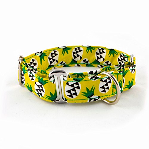 Galguita Amelie 0634438603344 Hundehalsband Pineapple, M von Galguita Amelie