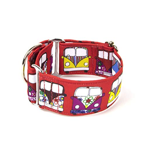 Galguita Amelie Anti-Auspuff-Halsband, 4 cm, M, Rot von Galguita Amelie