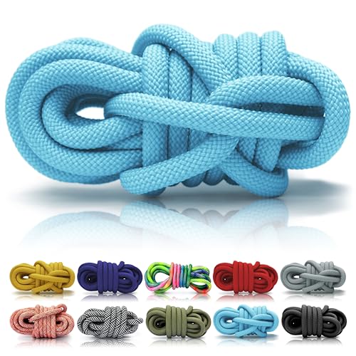 Ganzoo © PPM Seil 20 Meter, Tauseil, Hunde-Leine, Halsband, Takeln, Polypropylen Multifilem Rope, 10mm Stärke, Pastellblau von Ganzoo