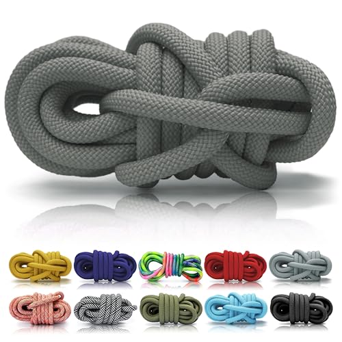 Ganzoo PPM Seil 5 Meter, Tauseil, Hunde-Leine, Halsband, Takeln, Polypropylen Multifilem Rope, 10mm Stärke, Dunkelgrau von Ganzoo