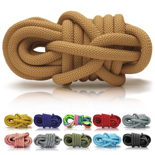 Ganzoo PPM Seil 5 Meter, Tauseil, Hunde-Leine, Halsband, Takeln, Polypropylen Multifilem Rope, 8mm Stärke, Hellbraun von Ganzoo