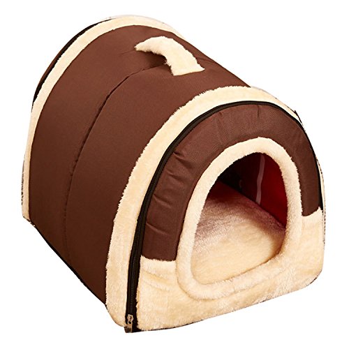 Gaorui Blue Tropfen faltbares Weiches Haustier Haus Cave Hundebett Höhlenbett Kartze Schlafen Bett-Beutel Nest von Gaorui