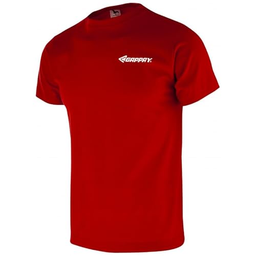 Gappay Professionelles 0996 Baumwoll-T-Shirt für Hundetrainer (XXXL, rot) von Gappay