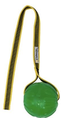 Starmark Profi-Ball aus Silikon mit flachem Seil, 7 cm, STA 15-CP für Hundetrainer von Gappay