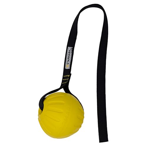 Starmark STA21-CP Ball klein 7 cm mit flachem Seil aus Durafoam Professional für Hundetrainer von Gappay