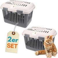 GarPet 2er Set Katzentransportbox Oben Öffnen GarPet 2er Set Katzentransportbox Oben Öffnen von GarPet