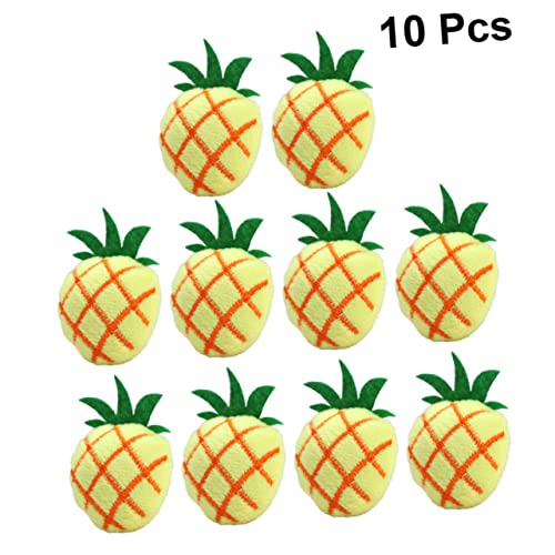 Garneck 10 Stück Katzenminze Katze Ananas Interaktives Katzenspielzeug geformt Katzen-Ananas- kneifen Obstspielzeug für Haustiere Katze Plüschtier Yellow Garneck 10 Stück Katzenminze Katze Ananas Interaktives Katzenspielzeug geformt Katzen-Ananas- kneifen Obstspielzeug für Haustiere Katze Plüschtier Yellow von Garneck
