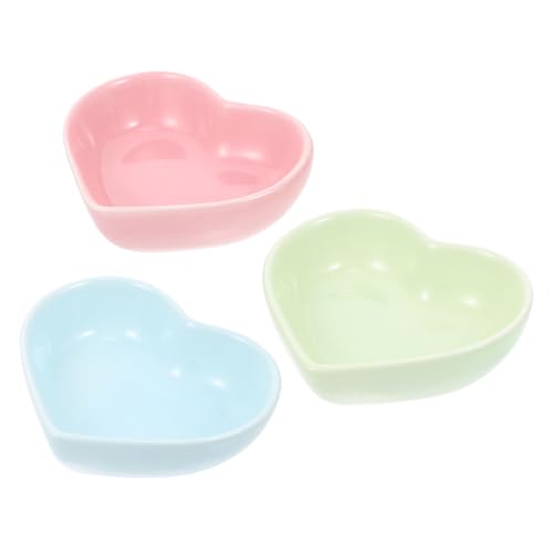 Garneck 3er Set Hamster Futternäpfe Aus Keramik – Anti-Biss Schüsseln Für Kleintiere – Ideal Als Hamster Zubehör Für Den Käfig – 7×8 cm Erhältlich von Garneck