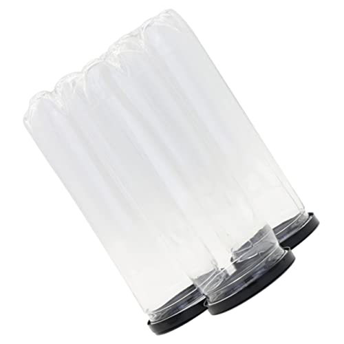 Garneck Tennis Organizer Aufbewahrungsflasche 3 Pcs Sporthalter PVC-Material Tennis Zubehörbehälter von Garneck