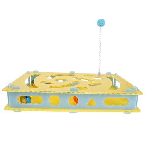Garneck Interaktiver Futterspender Puzzle Feeder für Drinnen Fördert Kognitive Fähigkeiten Bewegung und Spielspaß für Gelangweilte Katzen Garneck Interaktiver Futterspender Puzzle Feeder für Drinnen Fördert Kognitive Fähigkeiten Bewegung und Spielspaß für Gelangweilte Katzen von Garneck