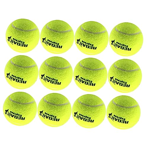 Garneck 12er Set Elastische Trainings Tennisbälle Für Outdoor Sport Verschleißfest Ideal Für Anfänger Und Drucklose Tennisbälle Für Effektives Training von Garneck