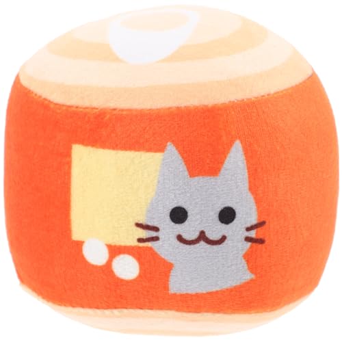 Garneck Plüsch Katzenminze mit Glocke Interaktives Katzenspielzeug für Selbstspiel und Unterhaltung Cartoon Design zur Aktivität Katzen Garneck Plüsch Katzenminze mit Glocke Interaktives Katzenspielzeug für Selbstspiel und Unterhaltung Cartoon Design zur Aktivität Katzen von Garneck