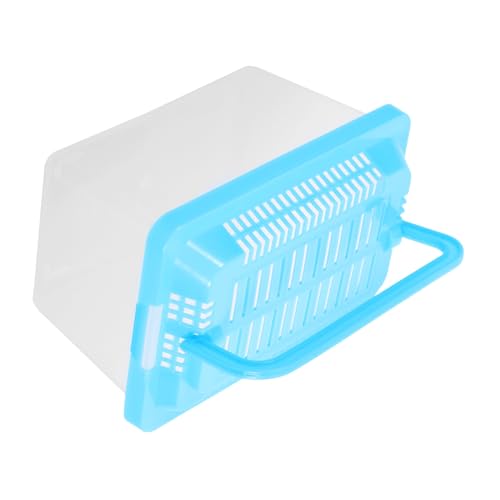 Garneck Tragbares Aquarium Transparente Transportbox für Schildkröten Hamster und Reptilien Robust aus Material Zufällige für Futter und Lebensraum Garneck Tragbares Aquarium Transparente Transportbox für Schildkröten Hamster und Reptilien Robust aus Material Zufällige für Futter und Lebensraum von Garneck