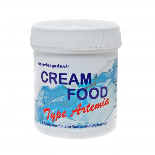 Garnelengarten® Cream Food (120 g, Artemia) - Garnelenpudding Garnelenpaste Aquarienfischfutter Fischfutter Aufzuchtfutter Garnelenfutter Fischfutter Schneckenfutter Krebsfutter Krabbenfutter von Garnelengarten