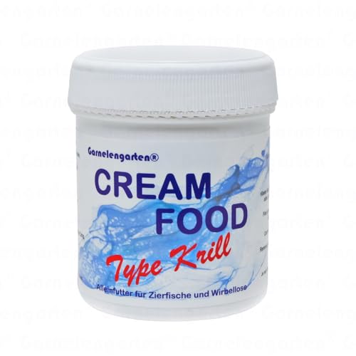 Garnelengarten® Cream Food (120 g, Krill) - Garnelenpudding Garnelenpaste Aquarienfischfutter Fischfutter Aufzuchtfutter Garnelenfutter Fischfutter Schneckenfutter Krebsfutter Krabbenfutter von Garnelengarten