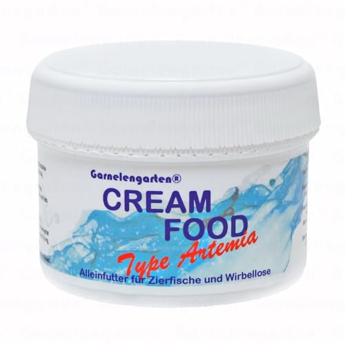 Garnelengarten® Cream Food (70 g, Artemia) - Garnelenpudding Garnelenpaste Aquarienfischfutter Fischfutter Aufzuchtfutter Garnelenfutter Fischfutter Schneckenfutter Krebsfutter Krabbenfutter von Garnelengarten