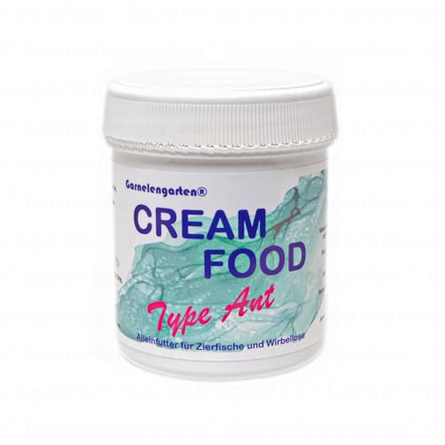 Garnelengarten® Cream Food Type Ant 120 g - Garnelenpudding Garnelenpaste Aquarienfischfutter Fischfutter Aufzuchtfutter Garnelenfutter Fischfutter Schneckenfutter Krebsfutter Krabbenfutter von Garnelengarten