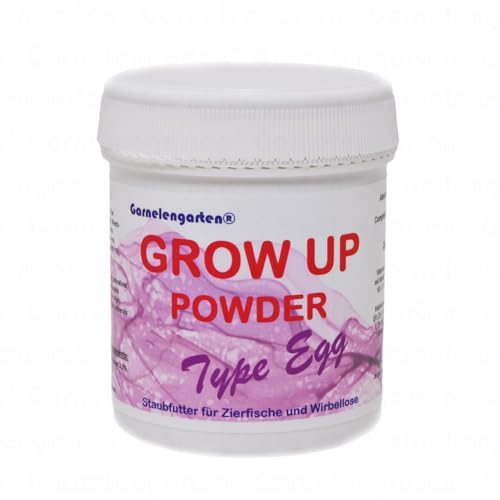 Garnelengarten® Grow Up Powder Type Egg - microfeines Staubfutter Aufzuchtfutter Garnelenfutter Fischfutter Aquarienfischfutter Schneckenfutter Krebsfutter Krabbenfutter von Garnelengarten