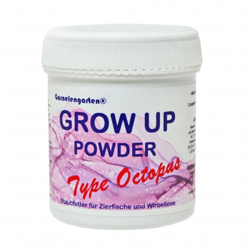 Garnelengarten® Grow Up Powder Type Octopus - microfeines Staubfutter Aufzuchtfutter Garnelenfutter Fischfutter Aquarienfischfutter Schneckenfutter Krebsfutter Krabbenfutter von Garnelengarten