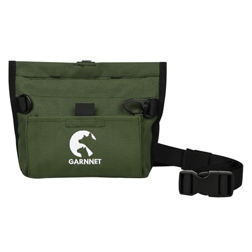 Leckerli-Tasche für Hunde zum Training mit integriertem Kotbeutelspender, Haustier-Trainingstasche für Spaziergänge, Reisen, verstellbarer Hüftgurt, mehrere Taschen, Hundetrainingstasche und von Garnnet