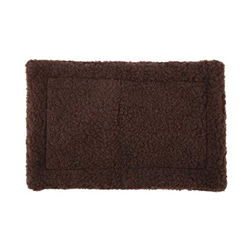 Pet Bed Soft Hedgehog Isomatte Schlafmatte Cute Style Couch Schöne Meerschweinchen Schlafsofa rechteckige Plüsch Kissen Hamster Haus Nest Igel Matte kleine Haustier Decke liefert(Dark Brown) von Garosa