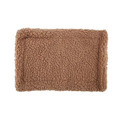 Pet Bed Soft Hedgehog Isomatte Schlafmatte Cute Style Couch Schöne Meerschweinchen Schlafsofa rechteckige Plüsch Kissen Hamster Haus Nest Igel Matte kleine Haustier Decke liefert(Light Brown) von Garosa