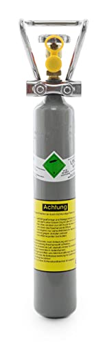 500g Kohlensäure Flasche für Aquarium / 0,5 kg CO2 Flasche mit Griff/Postversand möglich nach ADR-SV653, Neue Kohlensäureflasche/Eigentumsflasche / 10 Jahre TÜV/Made in Germany von Gase Partner