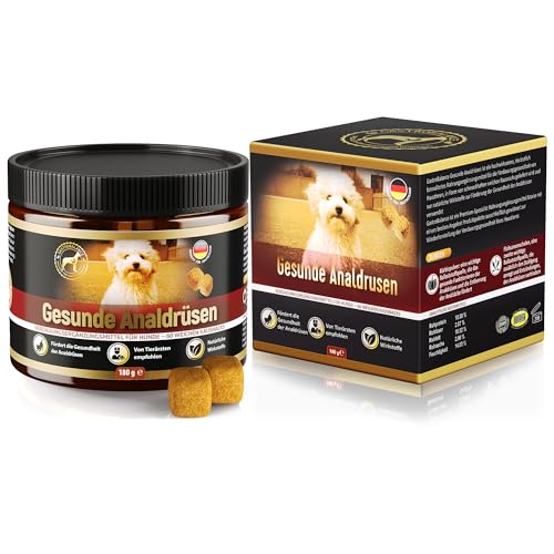 GastroBalance gesunde Hund analdrüsen – 60 weiches kausnacks analdrüsenkur für Hunde - 100% natürliche wirkstoffe (Deutsch) von GastroBalance