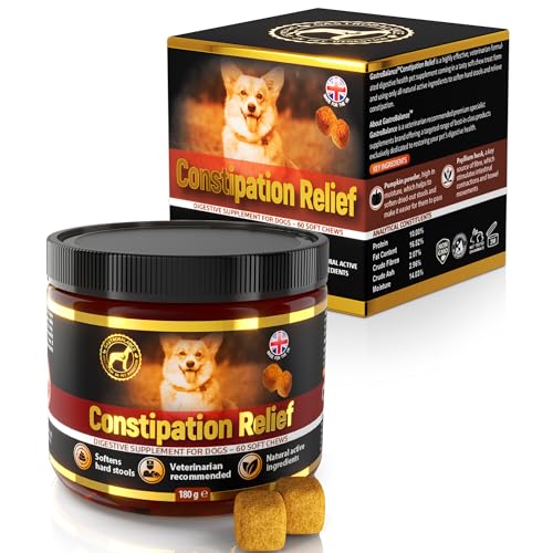 GastroBalance linderung verstopfung beim Hund – 60 weichen kausnacks abführmittel für Hunde 100% natürliche Wirkstoffe (English) von GastroBalance