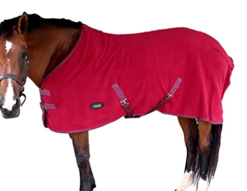 Gatsby Premium Fleece Bettlaken 75 Burgund von Gatsby