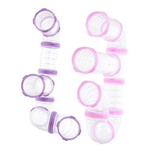 Gatuida 16 Stück Hamster-Tunnel- Hamsterkäfig drinnen Versteck groß für Bausatz Röhrentunnel Hamster-Tunnelröhrenspielzeug Plastikhamsterkanal Hamster-DIY-Röhre Hamsterröhren Abs Gatuida 16 Stück Hamster-Tunnel- Hamsterkäfig drinnen Versteck groß für Bausatz Röhrentunnel Hamster-Tunnelröhrenspielzeug Plastikhamsterkanal Hamster-DIY-Röhre Hamsterröhren Abs von Gatuida